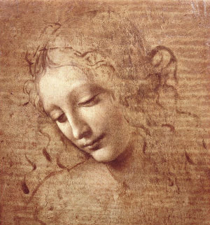 Female Head Leonardo da Vinci